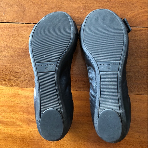 MARC JACOBS leather elasticised ballet flat size 37 - Picture 2 of 4